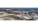 Aerial view showcases the home's location surrounded by farmland and scenic landscape at 3368 Gurley Rd., Loris, SC 29569