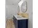 Stylish bathroom featuring double sinks, brushed gold hardware, and modern fixtures at 447 Bragdon Ave., Georgetown, SC 29440