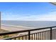 Breathtaking ocean view from the balcony, overlooking the sandy beach and serene coastline at 4800 S Ocean Blvd. # 1219, North Myrtle Beach, SC 29582