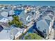 Aerial view of beach houses with balconies and charming architectural details at 6001 - 1045 S Kings Hwy., Myrtle Beach, SC 29575