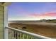 Beautiful balcony view overlooking the beach and ocean, perfect for enjoying coastal sunsets at 9400 Shore Dr. # 312, Myrtle Beach, SC 29572