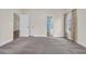 A bright bedroom with carpet and a view to an on-suite bathroom at 158 Regency Dr., Conway, SC 29526