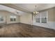 Bright dining room with hardwood floors and a ceiling fan at 2548 Brescia St., Myrtle Beach, SC 29579
