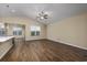 Spacious living room with hardwood floors and vaulted ceilings at 2548 Brescia St., Myrtle Beach, SC 29579