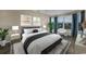 Spacious main bedroom with large windows and stylish decor at 2548 Brescia St., Myrtle Beach, SC 29579