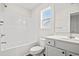 Bright bathroom with vanity and tub-shower combination at 332 Hayloft Circle, Conway, SC 29526