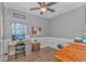 Bright home office features built-in desk and ample storage at 624 Watercliff Dr., Longs, SC 29568