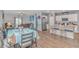 Open concept kitchen with island and stainless steel appliances at 624 Watercliff Dr., Longs, SC 29568