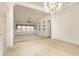 Living room with built-in shelving and vaulted ceiling at 1228 Lanterns Rest Rd., Myrtle Beach, SC 29579