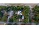 Aerial view of property showing surrounding houses and golf course at 272 Old Ashley Loop, Pawleys Island, SC 29585