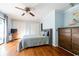 Spacious bedroom with hardwood floors and ample closet space at 272 Old Ashley Loop, Pawleys Island, SC 29585