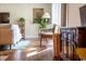 Living room corner with hardwood floors and vintage armchairs at 272 Old Ashley Loop, Pawleys Island, SC 29585