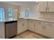 Kitchen with quartz countertops, stainless steel dishwasher, and a breakfast bar at 301 Palmetto Sand Loop, Conway, SC 29527