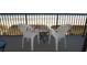 Balcony with ocean view, table, and seating—perfect for enjoying the scenery at 4719 S Ocean Blvd. # 609, North Myrtle Beach, SC 29582