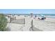 Beautiful beach with crystal blue water and light blue skies at 4719 S Ocean Blvd. # 609, North Myrtle Beach, SC 29582
