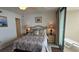 Inviting bedroom featuring bedside tables and a balcony overlooking the ocean view at 4719 S Ocean Blvd. # 609, North Myrtle Beach, SC 29582
