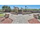 Beautiful stone patio with pavers and garden at 4719 S Ocean Blvd. # 609, North Myrtle Beach, SC 29582