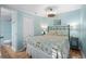 Charming bedroom with a double bed and en-suite bathroom at 6001 - D07 S Kings Hwy., Myrtle Beach, SC 29575