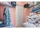 Spacious closet with shelving for storage at 1058 Sea Mountain Hwy. # 11-303, North Myrtle Beach, SC 29582