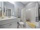 Bathroom with a bathtub, shower, and vanity at 301 Climbing Vine Ct., Conway, SC 29526