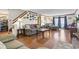 Comfortable living room with hardwood floors, and stylish decor and furniture for relaxing or entertaining at 702 Plantation Dr., Surfside Beach, SC 29575