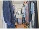 Spacious walk-in closet with ample storage and organization options at 702 Plantation Dr., Surfside Beach, SC 29575