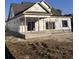 New home construction featuring a covered porch and large sliding glass doors at 1020 Clamour Ct., Conway, SC 29526