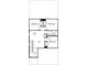 Upstairs floorplan with bedroom layouts, study, and bath, showcasing practical living spaces at 2048 Copper Creek Loop, Longs, SC 29568