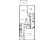 Detailed floorplan highlighting the layout of the main level, including the kitchen and primary suite at 2048 Copper Creek Loop, Longs, SC 29568