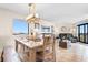 Bright dining area with table and chairs, view at 205 74Th Ave. N # 1601, Myrtle Beach, SC 29572