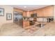 Modern kitchen with granite counters and stainless steel appliances at 205 74Th Ave. N # 1601, Myrtle Beach, SC 29572
