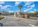Gated community entrance with landscaping and brick pillars at 3762 Citation Way # 1018, Myrtle Beach, SC 29577