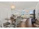 Combined living and dining area with hardwood floors at 400 20Th Ave. N # 303, Myrtle Beach, SC 29577