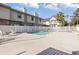 Inviting community pool with lounge chairs and well-maintained surroundings at 6706 Bryant St. # B, Myrtle Beach, SC 29572