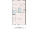 Detailed floor plan showcasing a spacious living room, kitchen, dining area, laundry and bathroom on floor 1 at 6706 Bryant St. # B, Myrtle Beach, SC 29572