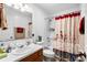 Clean bathroom with shower/tub combo and updated vanity at 1025 Carolina Rd. # Z4, Conway, SC 29526