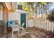 Private patio with table and chairs, perfect for outdoor dining at 1025 Carolina Rd. # Z4, Conway, SC 29526