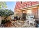 Nice size patio with seating area and small yard at 1025 Carolina Rd. # Z4, Conway, SC 29526