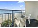 Balcony with stunning ocean view at 1105 S Ocean Blvd. # 620, Myrtle Beach, SC 29577