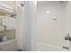 Bathroom with shower/tub and ample storage at 1105 S Ocean Blvd. # 620, Myrtle Beach, SC 29577