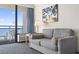 Ocean view from living room couch at 1105 S Ocean Blvd. # 620, Myrtle Beach, SC 29577