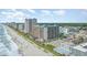 Landmark Resort: Wide aerial view of resort and beach at 1501 S Ocean Blvd. # 909, Myrtle Beach, SC 29577