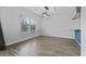 Bright dining room features hardwood floors and a modern light fixture at 232 Stonebridge Dr., Myrtle Beach, SC 29588