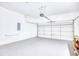 Spacious garage with white walls and door at 2409 Causey Dr., North Myrtle Beach, SC 29582