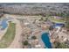 Aerial view of neighborhood with golf course and ponds at 424 Meadow View Ct., Longs, SC 29568