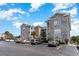 Spacious parking lot with ample parking for residents and guests at 4753 Wild Iris Dr. # 104, Myrtle Beach, SC 29577