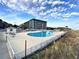 Resort-style pool with ocean view at 5905 S Kings Hwy. # B130, Myrtle Beach, SC 29575