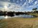 Landscaped pond with fountain feature at 5905 S Kings Hwy. # B130, Myrtle Beach, SC 29575