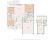 Detailed two-story floor plan showing room dimensions and layout of the home at 800 Caines Landing Rd., Conway, SC 29526