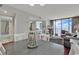 Dining area with ocean view and access to living room at 9400 Shore Dr. # 818, Myrtle Beach, SC 29572